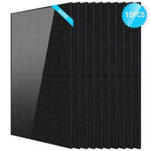 500W Mono Black PERC Solar Panel