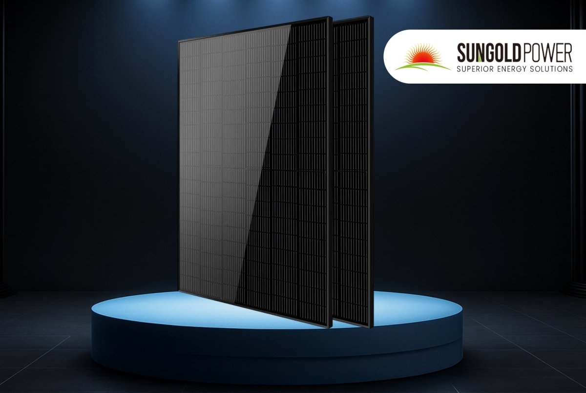 Black Solar Panels Enhance
