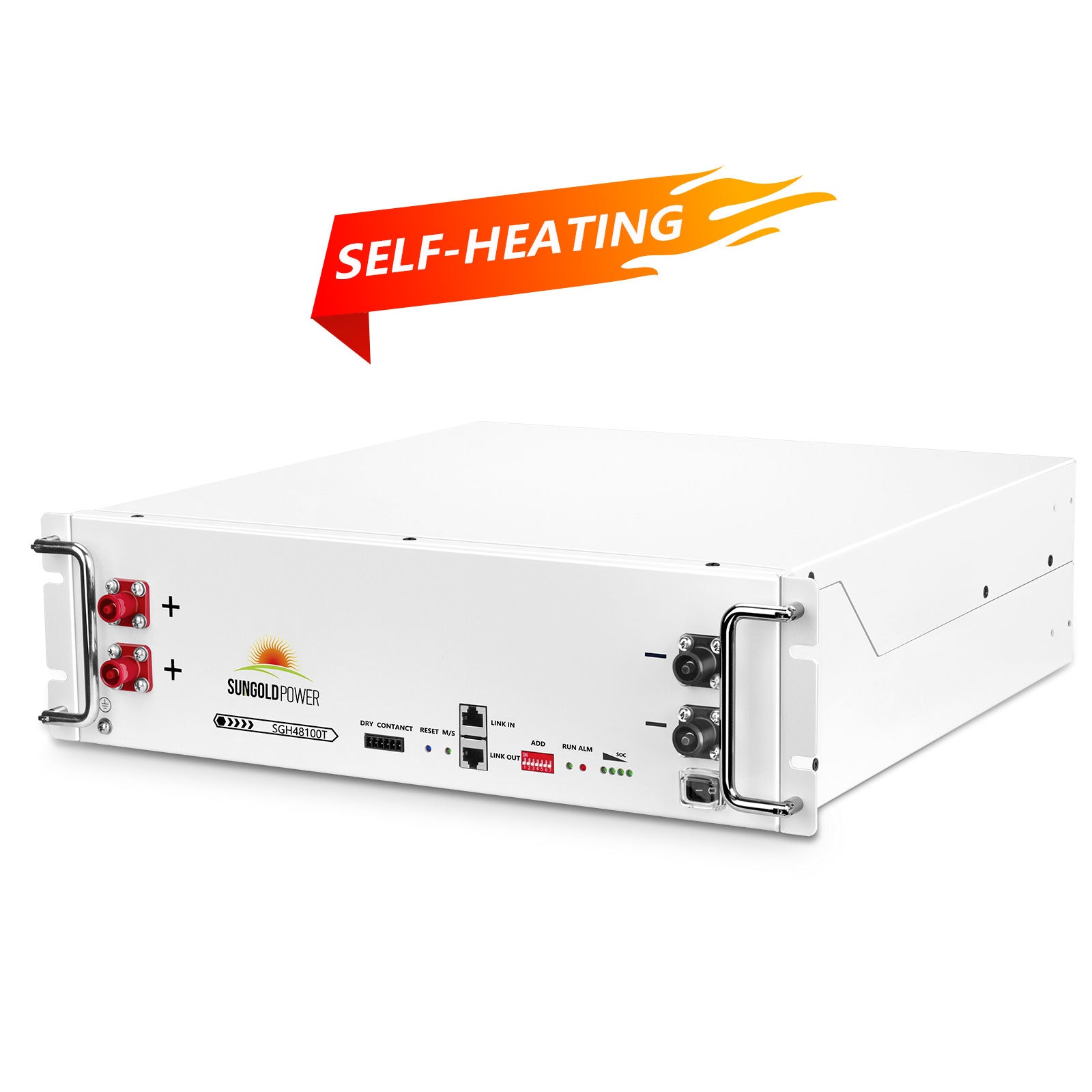 SGH48100T Server Rack 48V 100AH Lithium Battery Self-Heating
