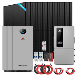 12kW Hybrid Solar Kit | 20 x 450W / 18 x 590W Solar Panels + 16–48kWh PowerMax Battery