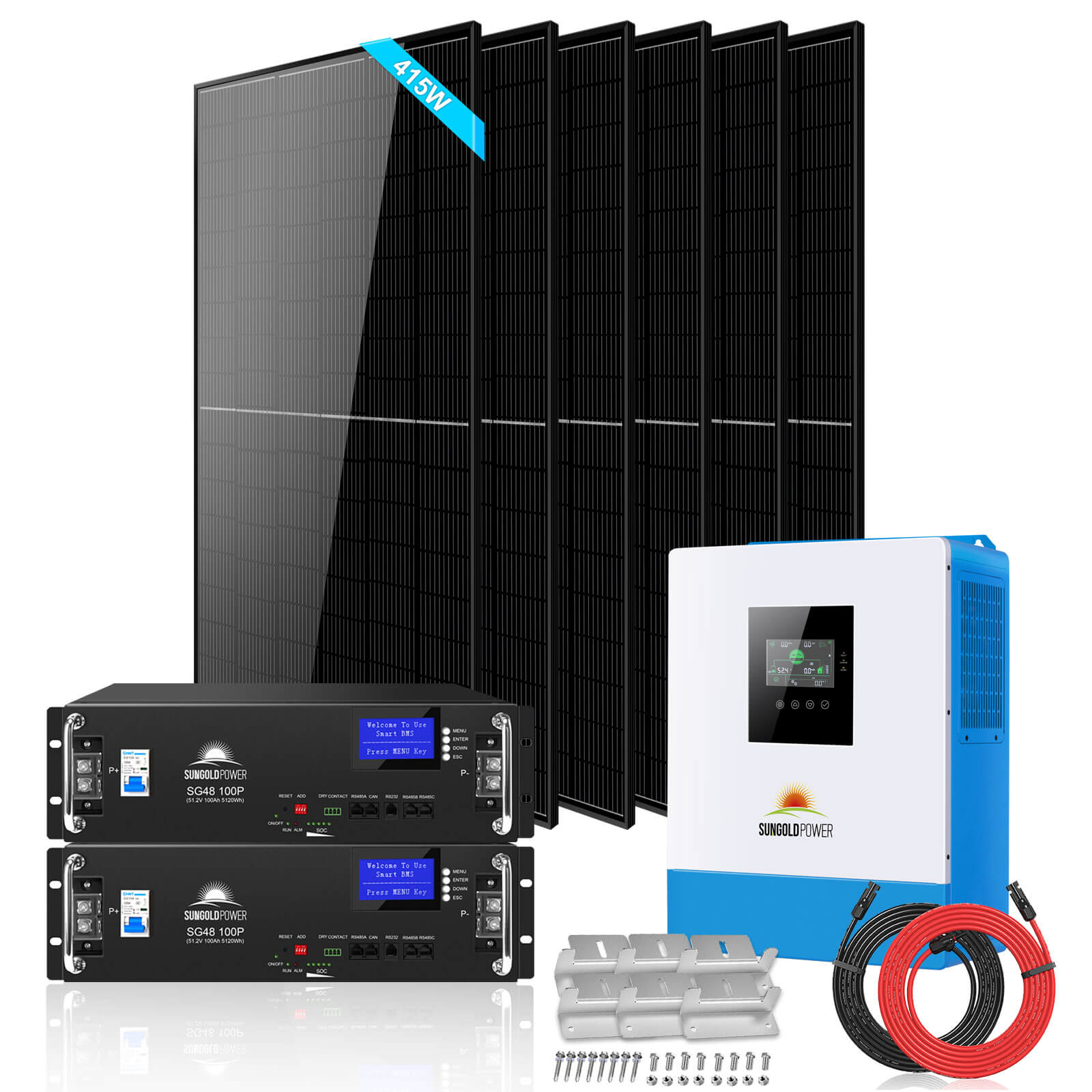 Kit solar 5000w Off Grid generación fotovoltaica sistema aislado