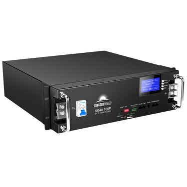 48V 100AH Server Rack LiFePO4 Lithium  Battery SG48100P UL1973  UL9540A