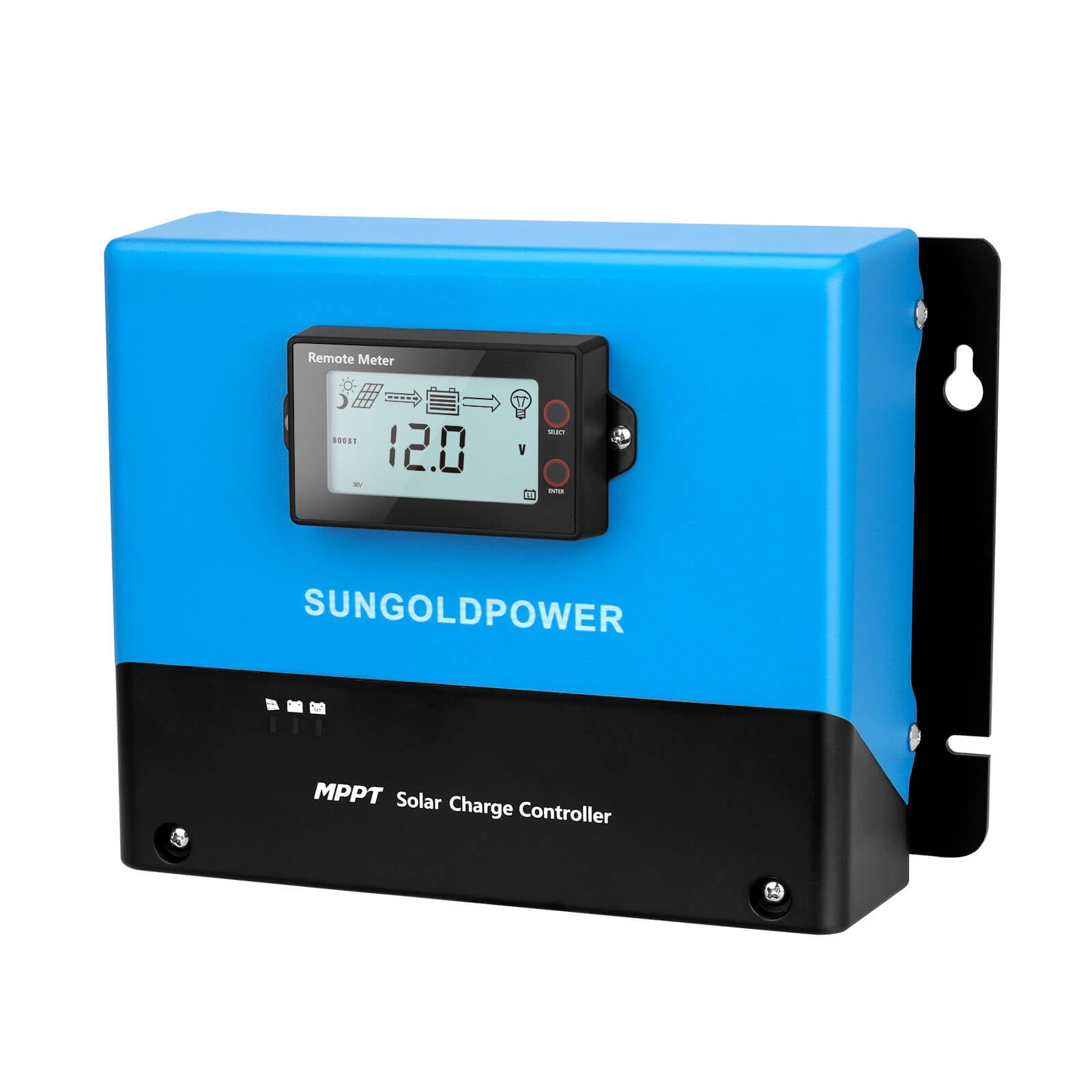 HQST 60A MPPT Solar Charge Controller With Built-in Bluetooth - 12V To 48V Auto