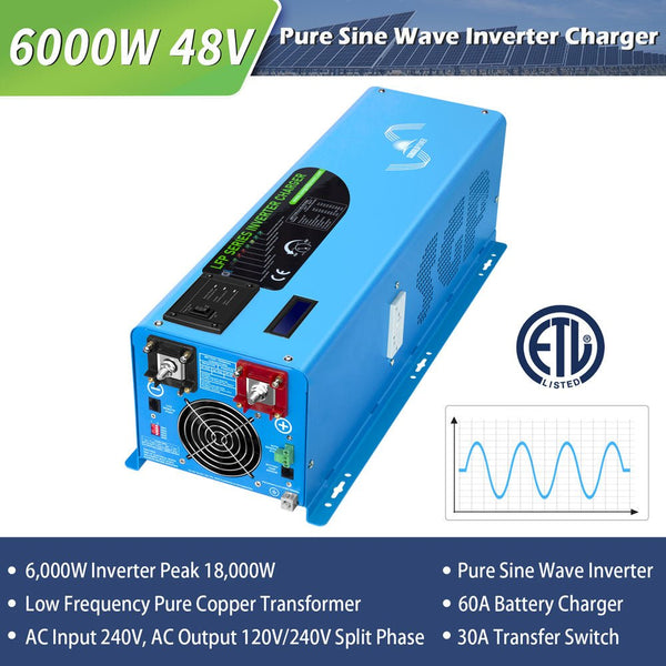 48 Volt Split Phase Inverter Online - SunGoldPower