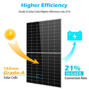 450/ 550 Watt Monocrystalline PERC Solar Panel UL 61730