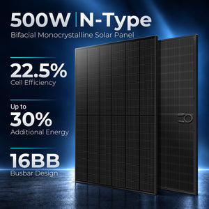 500W Bifacial N-Type Monocrystalline Solar Panel SGN-500-BDG6 UL61730