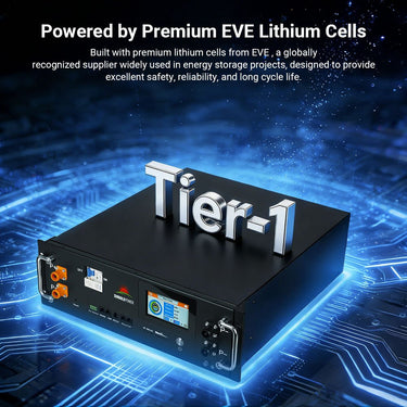 CoreX 5 Pro Server Rack 48V 100AH Residential Energy Storage Battery Pack Wi‑Fi & Bluetooth