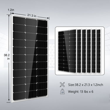 Off Grid Solar Kit 3000W Inverter 12VDC 120V Output LifePO4 Battery 600 watt Solar Back Up SGK-PRO3