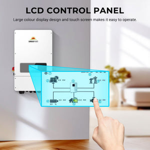 UL 10KW Hybrid Inverter 48V Split Phase Grid Feedback Batteryless