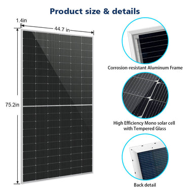 560 Watt Bifacial N-Type Solar Panel