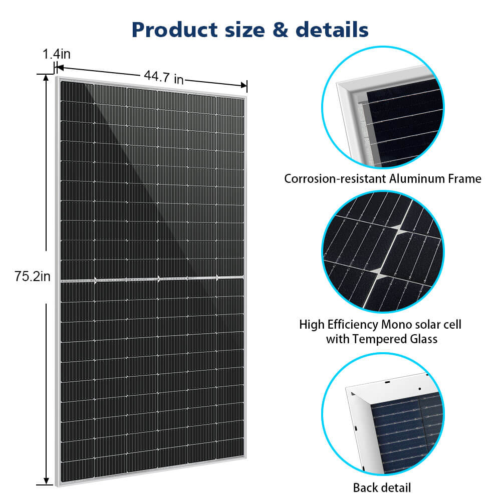 460 WATT BIFACIAL PERC SOLAR PANEL FULL PALLET (32 PANELS)