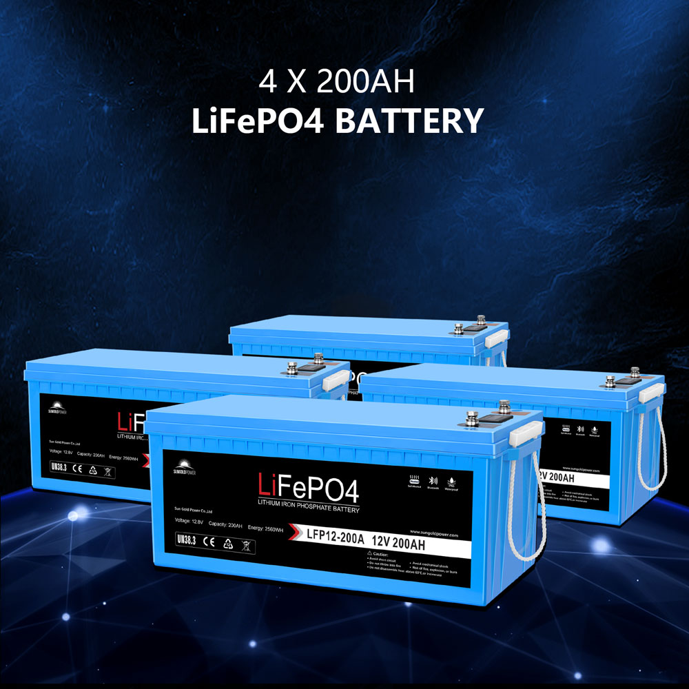 SunGold 12V 100AH Lithium Battery - ShopSolar.com