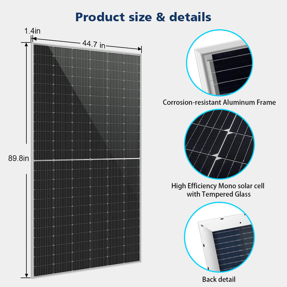 560 WATT BIFACIAL PERC SOLAR PANEL FULL PALLET (32 PANELS)