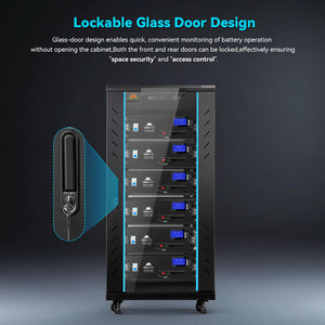 Enclosed Battery Cabinet 6 Slot with Bus Bar for SG48100P/ SGH48100T