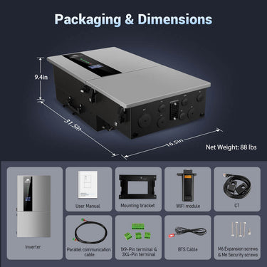 7.6KW/ 11.4KW Hybrid Inverter 48V Split Phase SGN11.4KHB-48/ SGN7.6K1HB-48