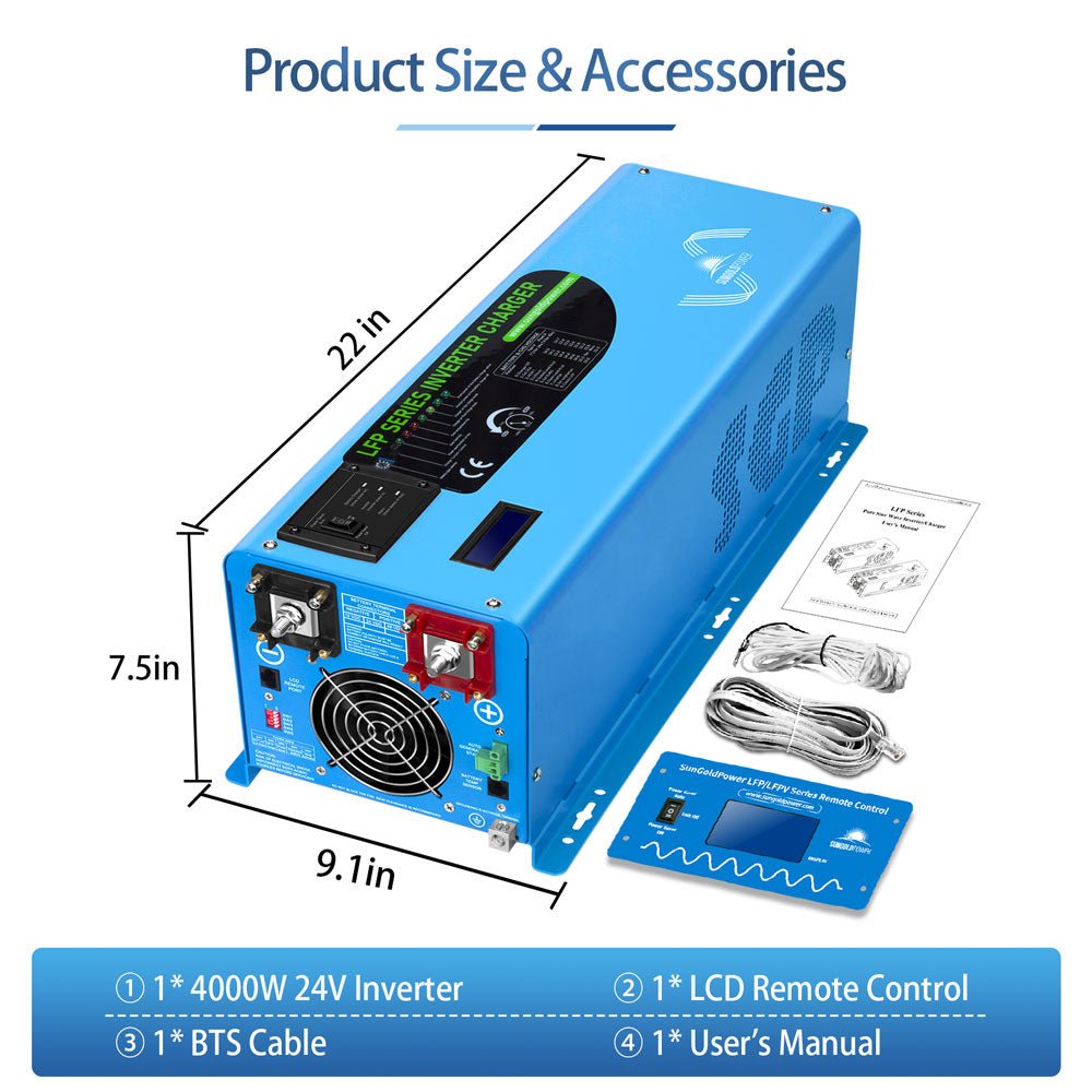 pure sine wave inverter 4000 watt