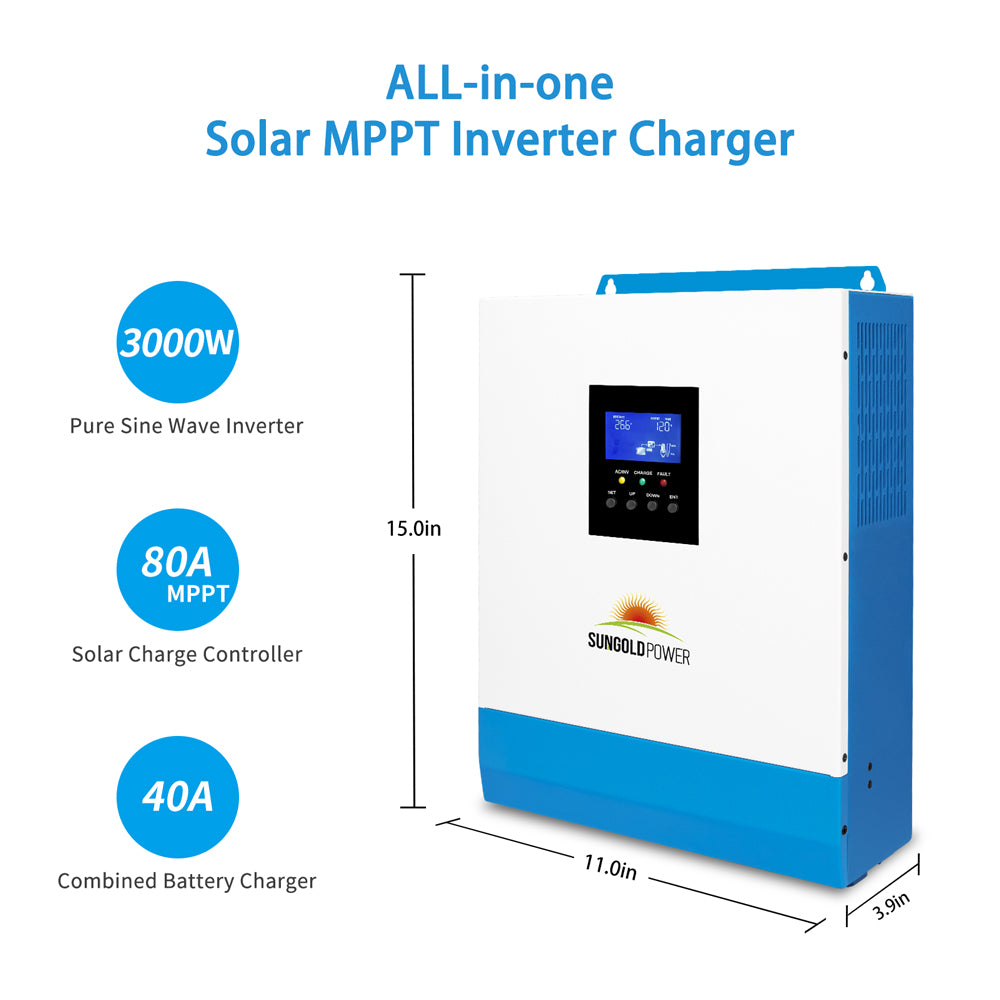 3000W 24V Solar Inverter Charger