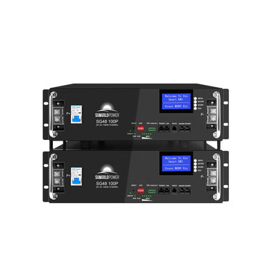 2 X 48V 100AH Server Rack LiFePO4 Lithium  Battery SG48100P UL1973 UL9540A