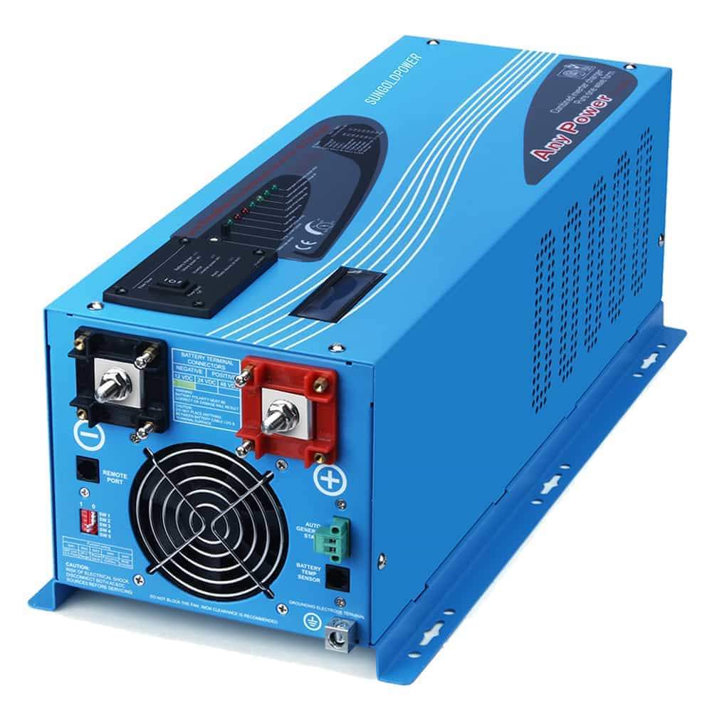 4000W DC 24V Split Phase Pure Sine Wave Inverter Charger Power Inverter for  Home - SunGoldPower