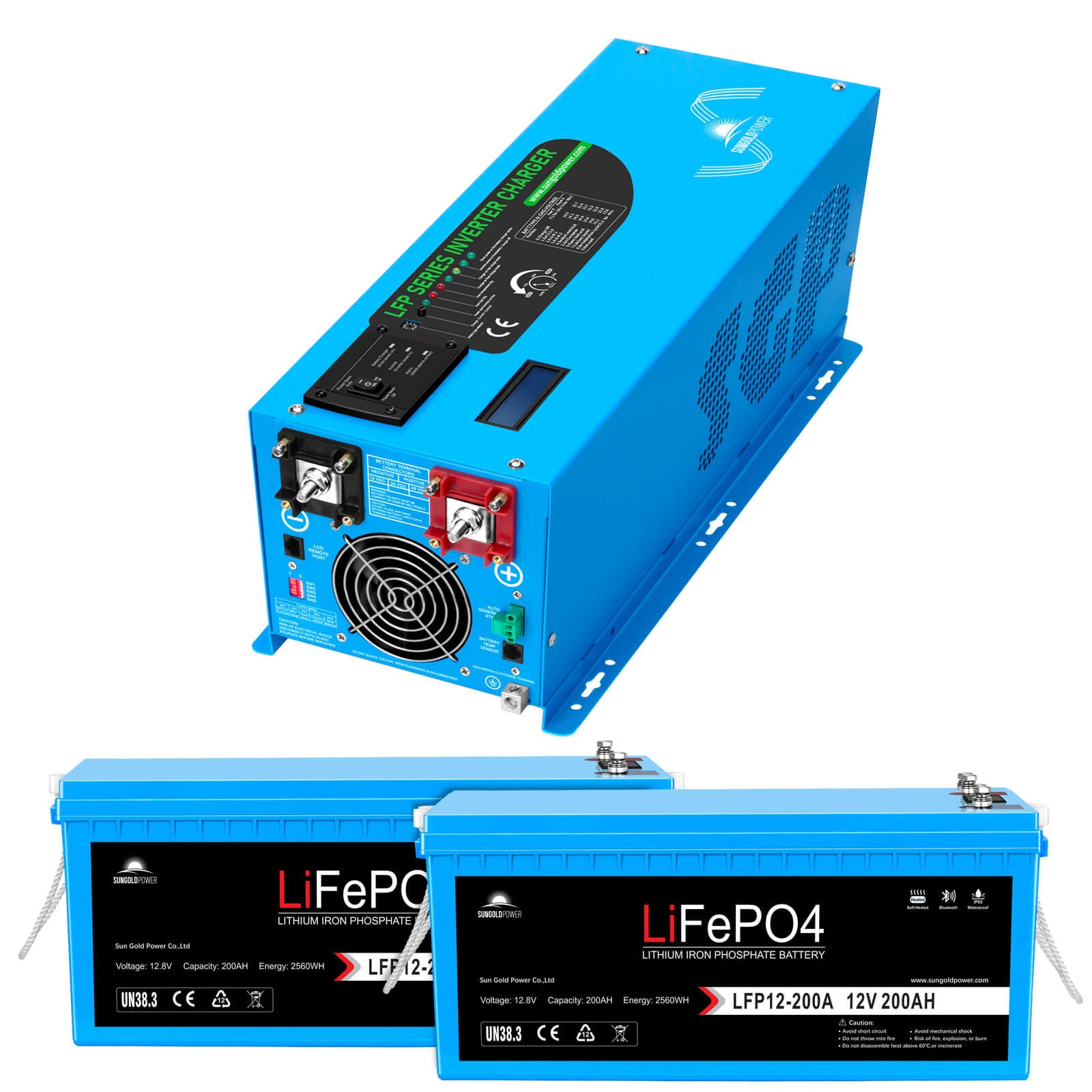 REPT Brand New 12V 50Ah A-Grade Lithium Iron Phosphate LiFePO4 Rechargeable  Battery Pack with Integrated BMS in Bangladesh