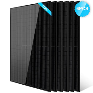 370W Mono Black PERC Solar Panel