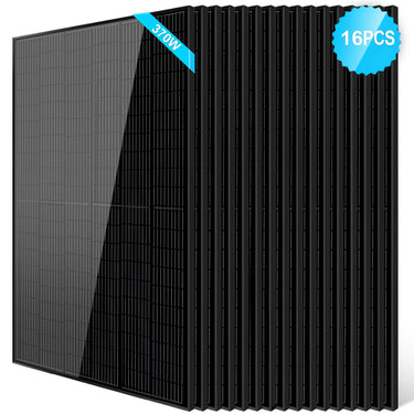 370W Mono Black PERC Solar Panel UL 61730