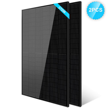 370W Mono Black PERC Solar Panel UL 61730
