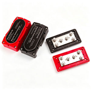 400A Bus Bar with Cover 48VDC | 1 Pair