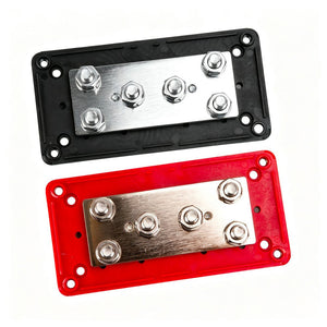 400A Bus Bar with Cover 48VDC | 1 Pair