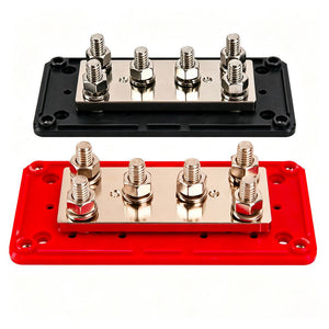 400A Bus Bar with Cover 48VDC | 1 Pair