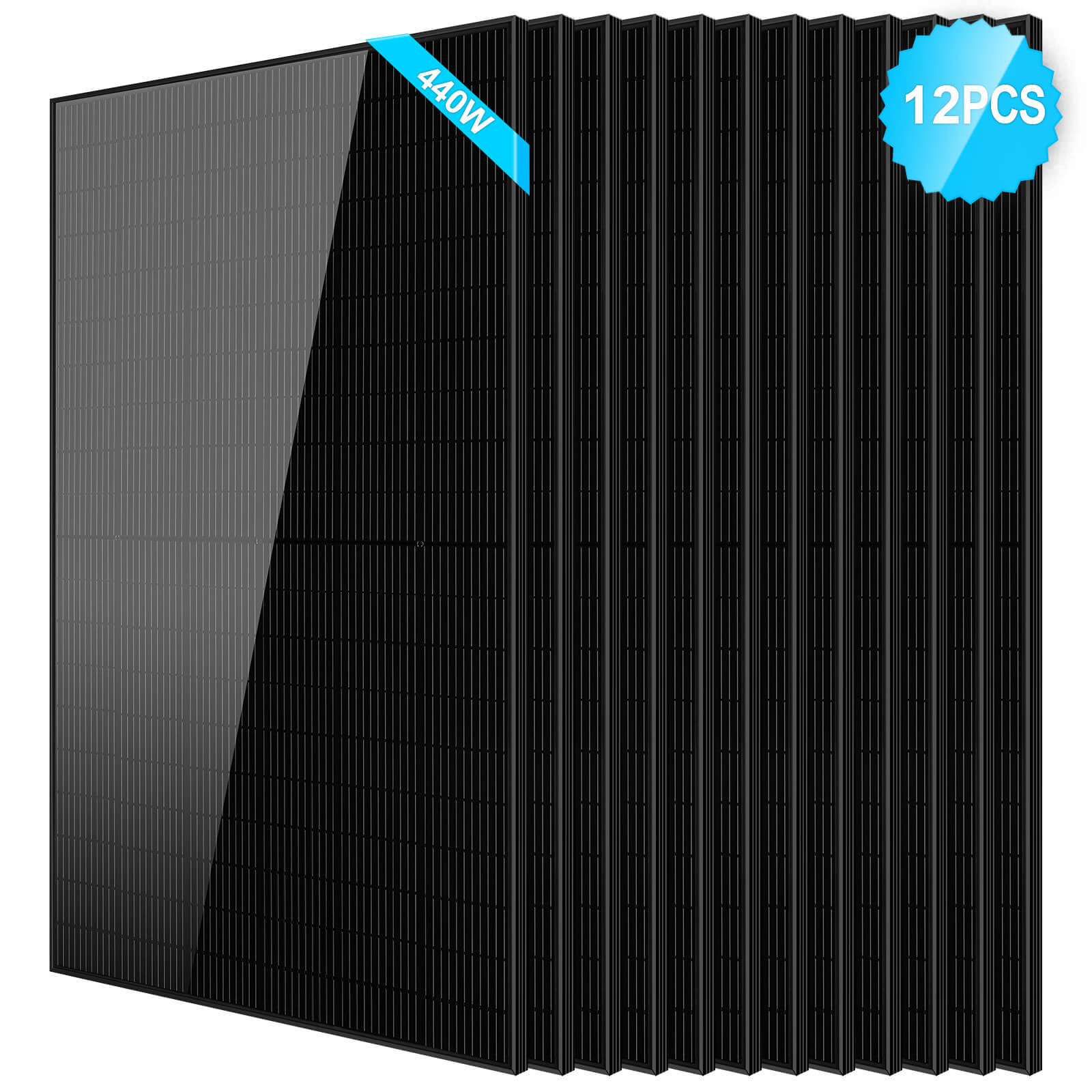 440W Mono Black PERC Solar Panel