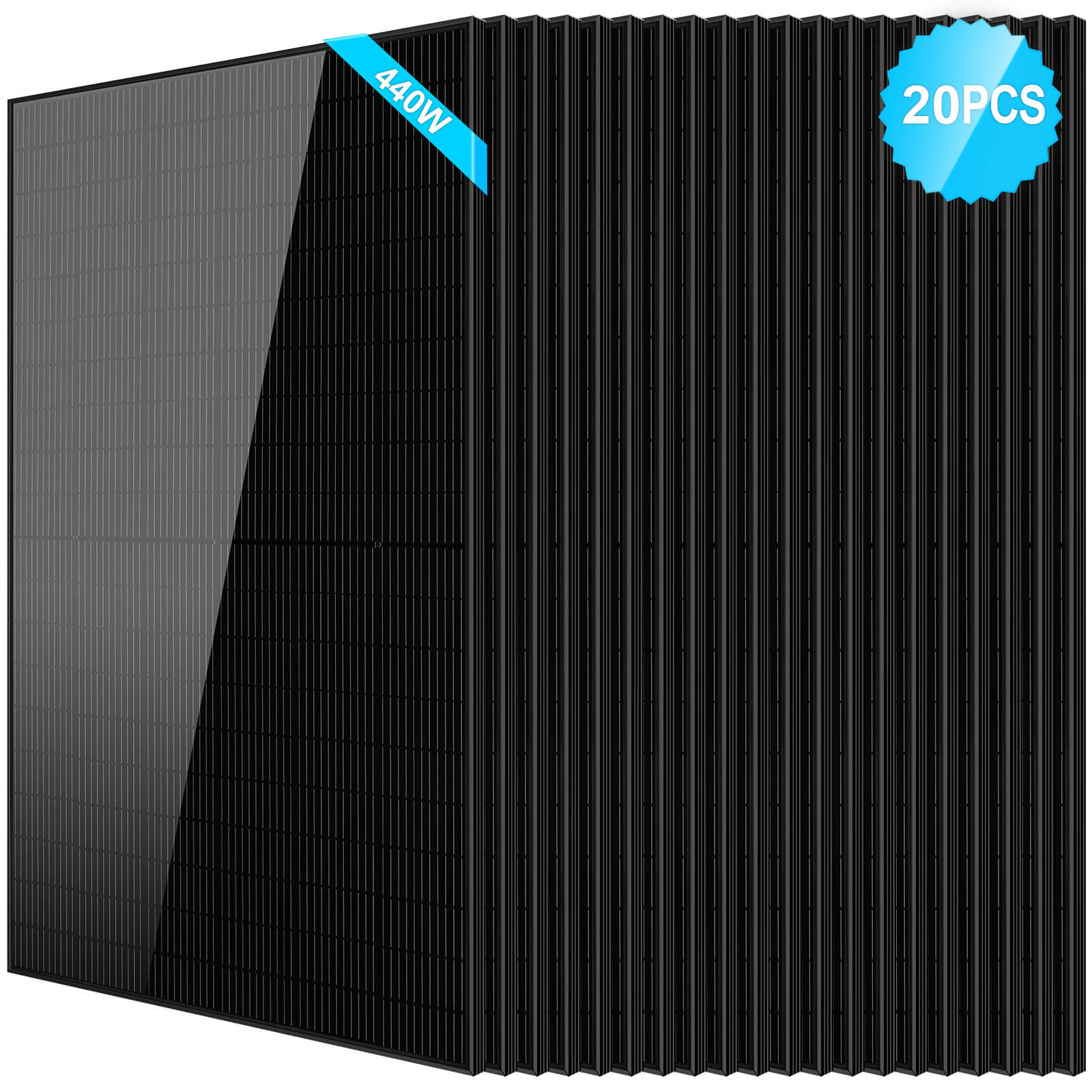 440W Mono Black PERC Solar Panel