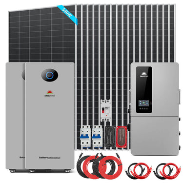12kW Hybrid Solar Kit | 20 x 450W / 18 x 590W Solar Panels + 16–48kWh PowerMax Battery