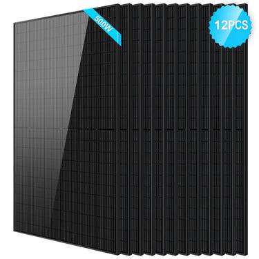 500W Mono Black PERC Solar Panel  UL61730 CEC Listed
