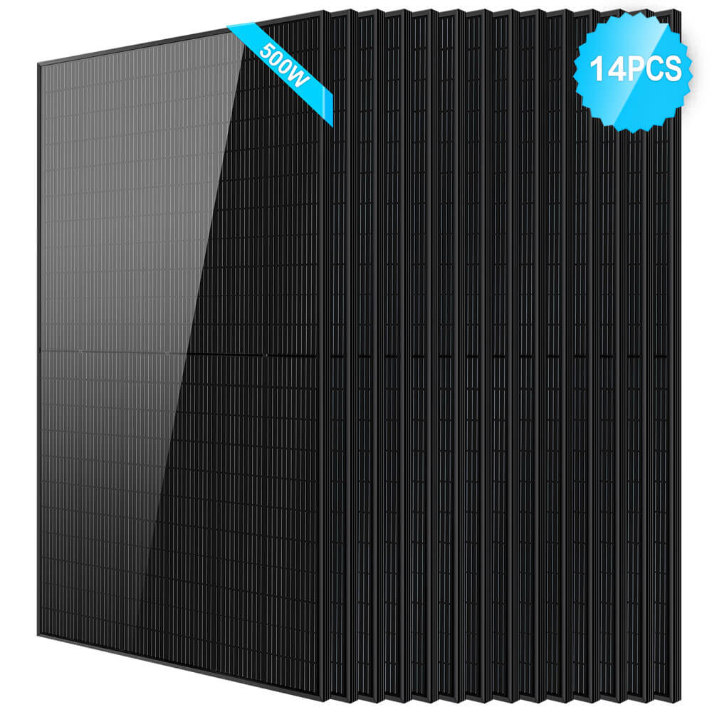 500W Mono Black PERC Solar Panel