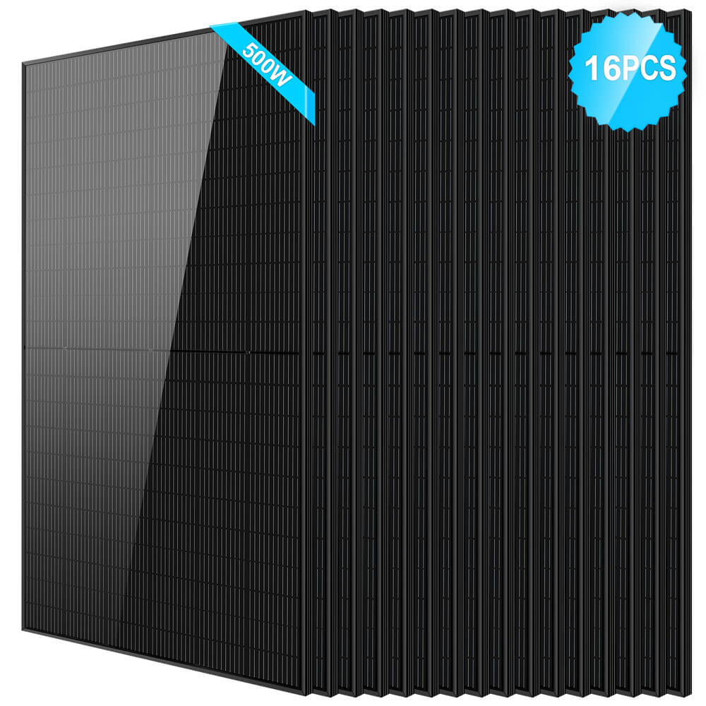 500W Mono Black PERC Solar Panel