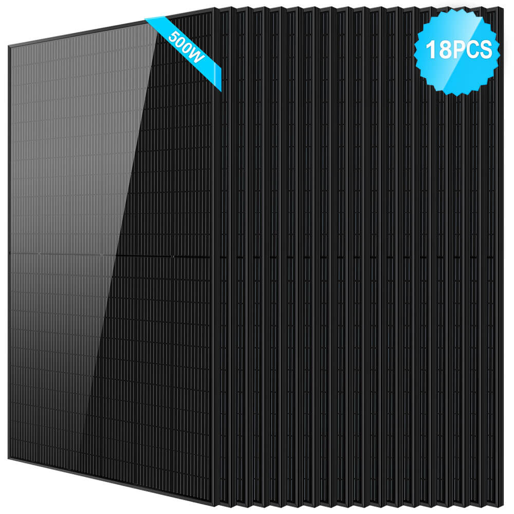 500W Mono Black PERC Solar Panel