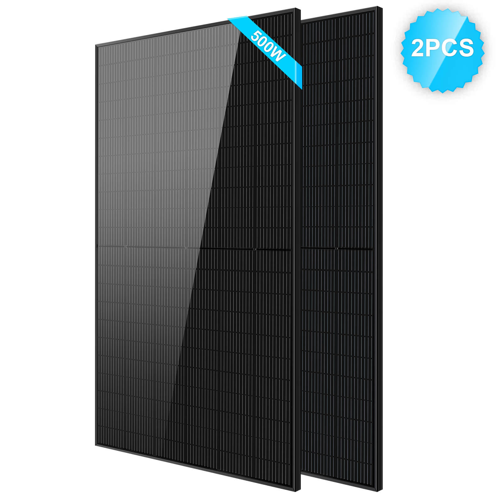 500W Mono Black PERC Solar Panel