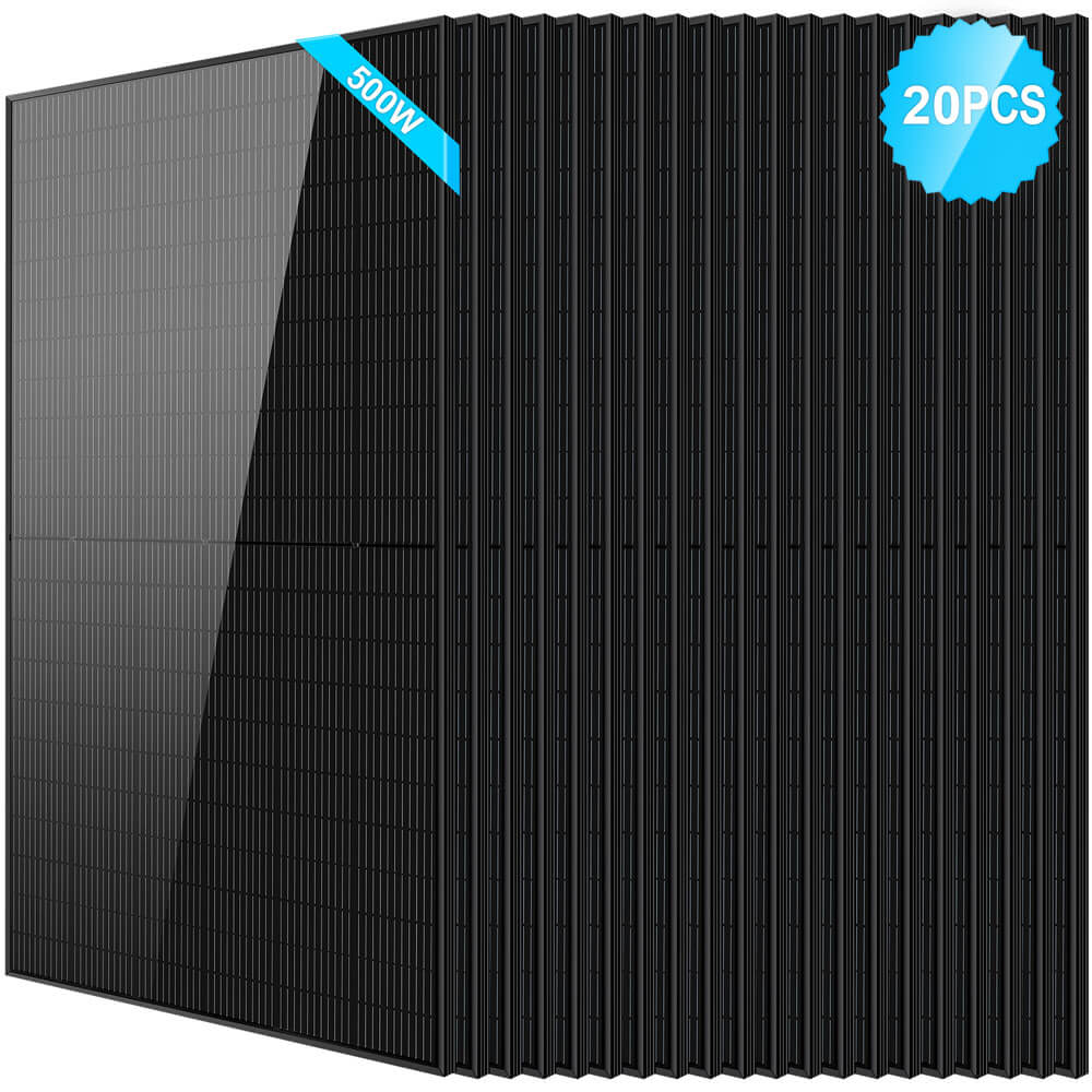 500W Mono Black PERC Solar Panel