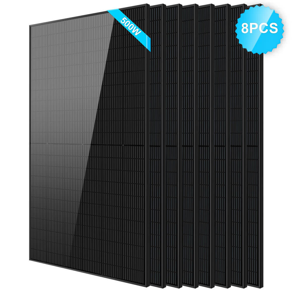 500W Mono Black PERC Solar Panel