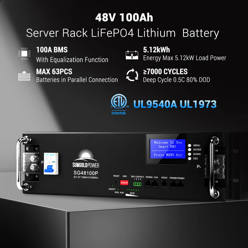 Off-Grid Solar Kit 8000W 48VDC 120V/240V LifePo4 10.24KWH-16.07KWH Lithium Battery 8 X 450 Watts Solar Panels SGR-8K10E