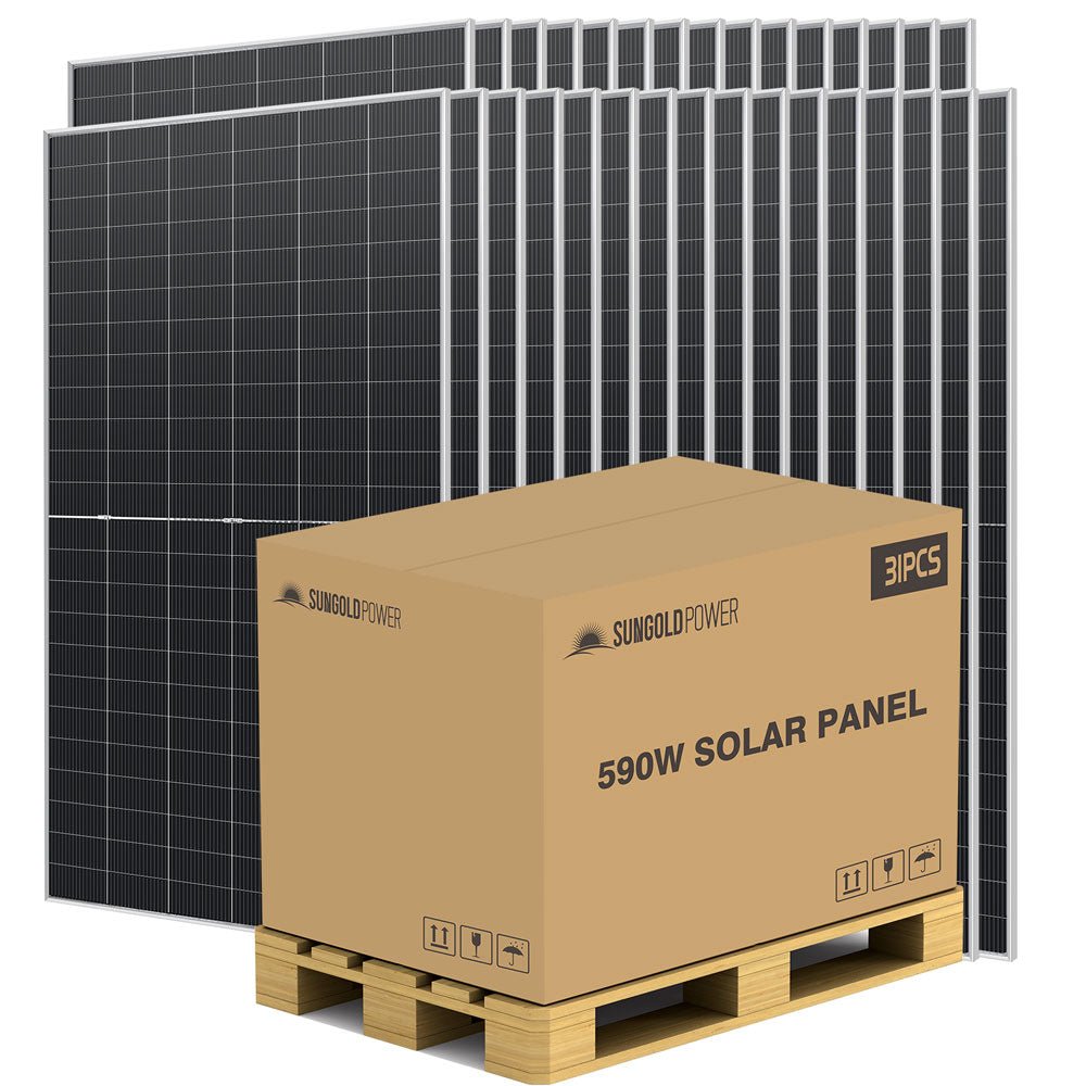 590 Watt Bifacial N-Type Monocrystalline Solar Panel SGN-590-BDG1 (31 PANELS) UL61730 CEC Listed