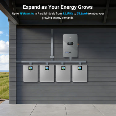 CoreX 5 Elite Wall Mounted 48V 100AH Residential Energy Storage Battery Pack Wi‑Fi & Bluetooth