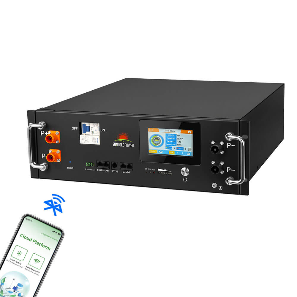 CoreX 5 Pro Server Rack 48V 100AH Residential Energy Storage Battery Pack Wi‑Fi & Bluetooth