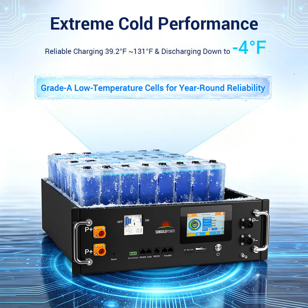 CoreX 5 Pro Server Rack 48V 100AH Residential Energy Storage Battery Pack Wi‑Fi & Bluetooth