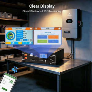 CoreX 5 Pro Server Rack 48V 100AH Residential Energy Storage Battery Pack Wi‑Fi & Bluetooth