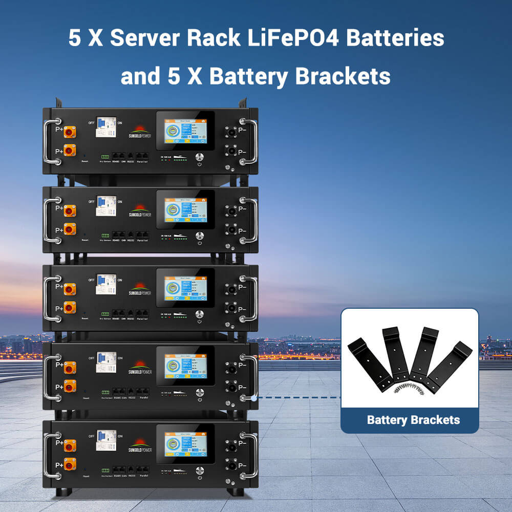Off-Grid Solar Kits 12kW/15kW/18kW Options 120V/240V with 48v LiFePO4 Lithium Batteries & 415w Solar Panels SGR-18K20E