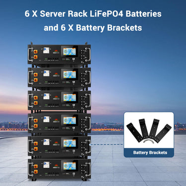 Off-Grid Solar Kits 12kW/15kW/18kW Options 120V/240V with 48v LiFePO4 Lithium Batteries & 415w Solar Panels SGR-18K20E