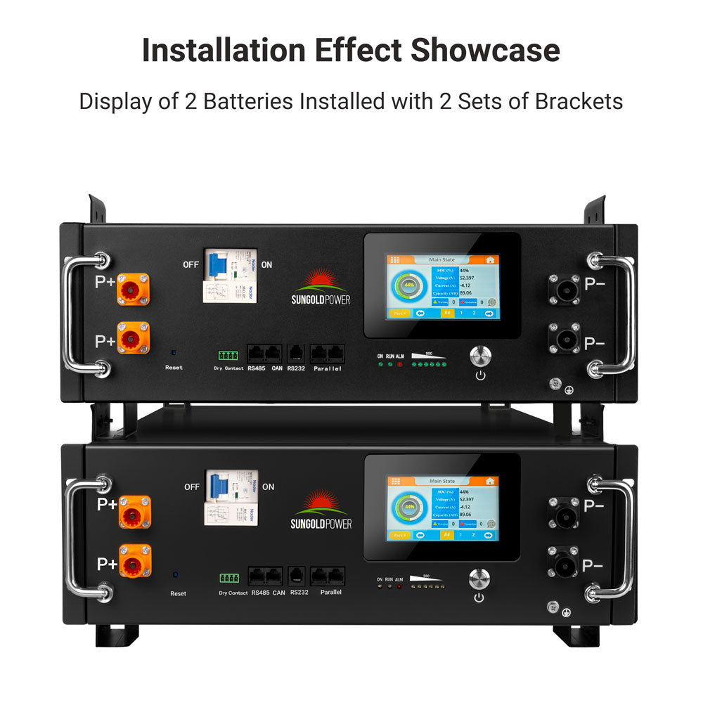 SunGoldPower Battery Bracket fo CoreX 5 Pro Server Rack Battery
