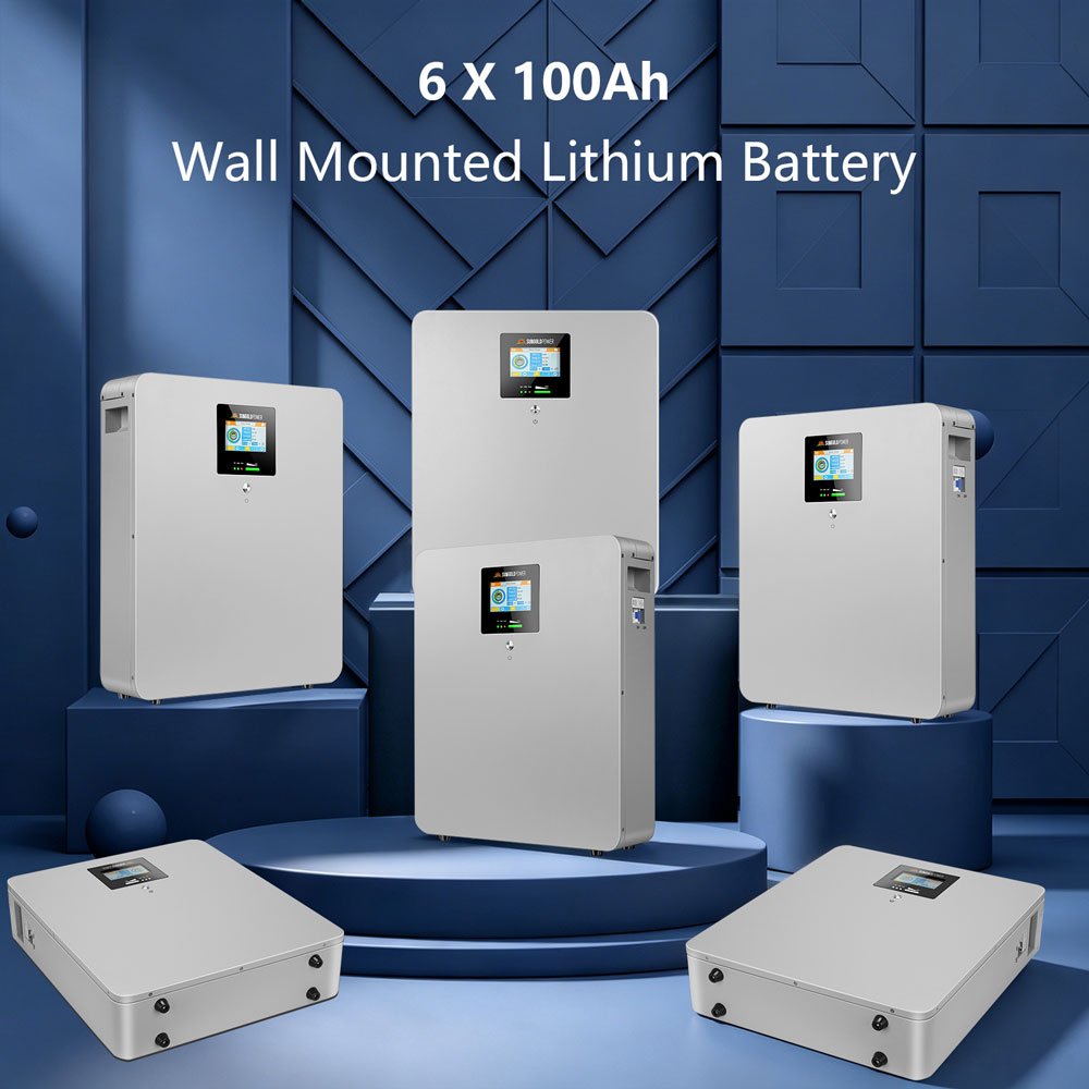 Off-Grid Solar Kit 12000W 48VDC 120/240VAC 30.72KWH Lithium Battery 16 X 590 Watts Solar Panels FR-12K30CP/ FR-12K30CE